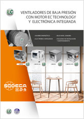 VENTILADORES DE BAJA PRESIÓN CON MOTOR EC TECHNOLOGY Y ELECTRÓNICA INTEGRADA